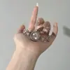 Relógio de Trevo de Quatro Folhas para Mulheres, Luxo Leve, Pulseira de Diamante de Alta Qualidade, Design Personalizado Transfronteiriço, Relógio de Quartzo, Acessórios Decorados à Mão
