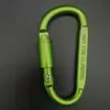 Mosquetón Tipo D, Mosquetón Rápido Aplanado Bloqueable de 8 cm Engrosado de Alta Calidad, Hebilla de Tuerca, Accesorios de Joyería, Hebilla Colgante Colorida