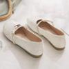 Zapatos estilo Mary Jane chino 2025 primavera noche viento suave con falda Zapatos boca poco profunda francesa para mujer al por mayor