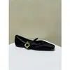 Zhi Yun ~ Estación Europea Zapatos de Mujer Otoño 2024 con Cuero Suave Leopardo Cuadrados Planos Boca Baja Zapatos Individuales para Mujer