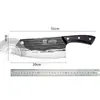 Cuchillo de Cocina de Acero Inoxidable, Hoja Martillada Forjada a Mano, Cuchillo de Chef Afilado, Cuchillo de Cocina, Al por Mayor en Stock Asakh-No.933