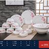 Juego de Plato y Tazón de Porcelana Azul y Blanco, Caja de Regalo Creativa Regalo Promocional, Vajilla de Tazón de Arroz Cerámico de Jingdezhen, Estilo Chino