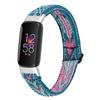 Adecuado para reloj inteligente Fitbit Luxe correa elástica de nailon tejido ajustable pulsera de reloj