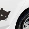 FX-F69 Novo Gatinho Preto Janela de Vidro Armário de Carro Fora de Casa Decoração de Beleza Adesivo de Parede Removível