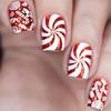 Uñas francesas brillantes y frescas de estilo europeo y americano, uñas postizas, piezas de belleza, producto terminado al por mayor