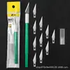 Cuchillo de Tallar de Venta Caliente Transfronterizo Juego de Cuchillos para Cortar Papel Modelo de Sello de Goma para Tallado de Papel Estudiante Cuchillo Manual para Cortar Papel Venta al por Mayor