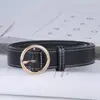 Cinturón de Mujer Negro Moda Cinturón Coreano de Mujer Sencillo Versátil Decorativo Estilo Coreano Estudiante Jeans con Chicas