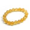Pulseira de Joias de Citrino Natural Direto da Fábrica para Homens e Mulheres Caifuwang Pulseira de Citrino para Negócios Contas