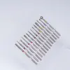 El juego de cabezales de pulido de uñas de diamante se puede vender individualmente o en juego, un juego completo de herramientas de pulido de uñas suaves