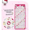 Pegatinas divertidas de la serie Hello Kitty, pegatinas 3D tridimensionales para decoración de álbumes de teléfono móvil, para manualidades infantiles
