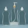Venta al por mayor, botella de plástico transparente de 500 ml para limpiador de pisos, líquido para lavandería PET, botella de plástico para limpieza de azulejos.
