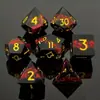 Dados de Resina DND Mesa Tour Dungeons and Dragons COC Run TRPG Kulu Poliedro D20 Traje Choson 7