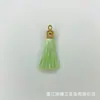 Chapéu redondo de metal 3cm pequena borla borla roupas infantis acessórios de cabelo pendrive marcador de página acessórios de borla pingente atacado