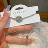 Pulsera de cordón estilo coreano Serie Plata nicho JOJOACC diamante completo luz de lujo pulsera pequeña pulsera femenina luminosa