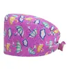 Gorra de Trabajo Transpirable de Algodón Puro, Gorro Médico tipo Cúpula, Gorro Quirúrgico, Gorra sin Visera, Turbante