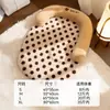 Otoño e Invierno Casa para Mascotas Perro Cojín Almohada de Felpa en Forma de U Perro Mediano y Pequeño Perro Gato Casa Cálida Casa para Gatos