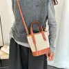 Bolsa Balde de Mão de Luxo Leve para Revenda Bolsa Feminina Outono 2026 Nova Cor Blocos de Cor Patchwork Bolsa de Ombro Bolsa Transversal para o Dia a Dia