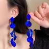 ¡Buenos aretes de color para usar en primavera y verano! Pendientes de Borla Elegantes de Super Hada para Mostrar la Cara Pendientes Pendientes de Sentido Avanzado Pequeño