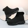Zapatillas Deportivas Transpirables de Malla para Niños, Estilo Nuevo 2026, Unisex, Ligeras, Antideslizantes, Tipo Calceta, Tejido Flyknit, Cruce de Fronteras