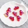Ding Yi Transparente Forma de Durazno Luna Fría Alto Brillo Galvanizado Acrílico Forma de Corazón Cuentas DIY Accesorios para Cadena de Teléfono