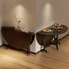 Mesa de Comedor Plegable para Uso Doméstico, Mesa de Comedor Redonda, Mesa Plegable Móvil para 20 Personas, Modelo Nuevo Mesa Redonda Grande Plegable para Comedor