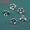 Tailandia Chiang Mai accesorios de plata hechos a mano cuentas de plata de ley vintage envejecidas pez fresa material de cuentas hechas a mano para DIY