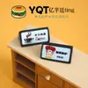 Yqt Bonito Soporte de Exhibición de Café Mini Escena de Juego de Comida Panadería Adornos de Escritorio Creativos Resina DIY Accesorios