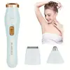 Depiladora para Mujer, Rasuradora para Depilación, Depilador de Axilas, Recortadora de Cejas Tres en Uno, Recortadora de Cabello, Recortadora de Nariz, Depiladora Recargable