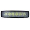 Luz Led para Coche con Seis Bombillas, Luz de Trabajo Plana para Coche Camión, Foco de Tira para Motocicleta Vehículo Eléctrico, Externo Modificado