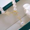 Accesorios diy S925 plata de ley moda versátil cierre ot collar de perlas cierre cadena para suéter joyería cierre de plata para mujer