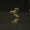 Cavalo de Latão para Alcançar o Sucesso e Atrair Riqueza, Sala de Estar de Luxo Acessível, Estudo, Artesanato para Decoração de Gabinete de Vinhos, Enfeites de Mesa de Escritório de Alto Padrão