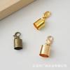 Accesorios DIY Cuerda de Cuero Hebilla Cubo Reloj Colgante Hebilla de Langosta Cabeza Colgante Traje Pulsera Collar Hebilla de Cuerda de Cuero Accesorio Hebilla