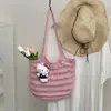 Bolsa de Palha Trançada Vazada Transfronteiriça para Mulheres 2026 Nova Bolsa de Ombro Casual de Grande Capacidade Estilo Férias Bolsa de Praia para Beira-Mar