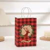 Papel Kraft Productos Populares Transfronterizos Bolsa de Regalo Navideña de Dibujos Animados de Papel Kraft Bolsa de Papel Bolsa de Compras Bolsas