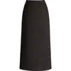 Nueva Moda Falda Midi Recta Cálida Versátil para Mujer 2026 Invierno Estilo Coreano Cintura Alta Adelgazante Ceñida a la Cadera Longitud Media Falda de Moda