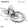 Acero Inoxidable 304 316 Ovalado con Anilla/Placa Ojal Hebilla Cuadrada para Puerta Anilla de Tracción para Cuerda Placa Base Accesorios de Ferretería Marina