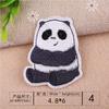 Bordado bonito pequeno animal dos desenhos animados bordado adesivo de pano bordado completo roupas decoração computador bordado selo patch adesivo bordado etiqueta