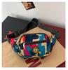 Riñonera de Moda Camuflaje con Nuevo Logotipo Redondo Transfronterizo para Exterior, para Teléfono Móvil, Moda Cruzada de Pecho, Bolsa de Viaje y Montañismo para Hombre