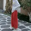 [Pantalones Balloon BoBo] Pantalones Coreanos Balloon Bobo Versátiles Ajustados que Cubren la Carne de Nueve Puntos Pantalones Casuales Transpirables para Mujer