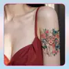 Calcomanías de Tatuaje de Chica Colorida Impermeables y Resistentes al Sudor Larga Duración Hombres y Mujeres Pequeñas Frescas de Alta Gama Brazo Clavícula Pecho Nicho