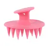 Cepillo de Champú de Silicona Pura Masajeador Limpiador del Cuero Cabelludo Suave Dientes Largos Masajeador Cepillo de Champú Venta al por Mayor Cuidado del Cabello Peine Masajeador