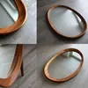 Estilo Medieval Nuevo Chino Zen Madera Maciza Forma Especial Espejo de Pared Espejo Decorativo para Sala de Estar en Casa Espejo de Cuerpo Entero