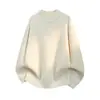 Suéter de Punto de Manga Larga para Hombre Otoño/Invierno de Alta Gama Sencillo Casual Capa Interior Capa Base Marca Juvenil de Moda Top