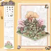 Adesivos de Paisagem Estéreo 3D, Tamanho Grande, Alta Dificuldade, Adesivos de Cena em Miniatura, Brinquedos DIY Manuais Divertidos para Alívio do Estresse
