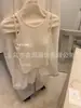 XIA'X Menina Xia Xia Alças Duplas Sem Mangas Com Bojos Algodão Canelado Roupa Externa Camada Interna Camada Base Regata Costas Bonitas Roupa Íntima