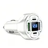 Cargador Rápido para Coche Set 66W2Usb+2Tipo-C Soporta Carga Súper Rápida Cargador de Coche Venta al por Mayor