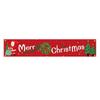 Fabricante Personalizado Amazon Banner de Fiesta de Papá Noel Banner de Año Nuevo Banderín de Poliéster 100D Impreso Digital