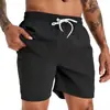Comercio Electrónico Transfronterizo Impresión Digital 3D Shorts de Playa para Hombre Secado Rápido Doble Capa Bañador Cortos Deportivos Casuales de Longitud Media Venta al por Mayor