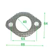 Fabricante Original Gerador de Energia para Motocicleta Silenciador Tubo de Escape Junta de Vedação Junta de Vedação Junta de Flange