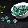 Contas Soltas Flor Flutuante de Jade Ba Shan, Contas de Jade Flor Azul Flutuante, Acessórios DIY, Acessórios para Pulseira e Colar, Venda por Atacado de Contas Soltas